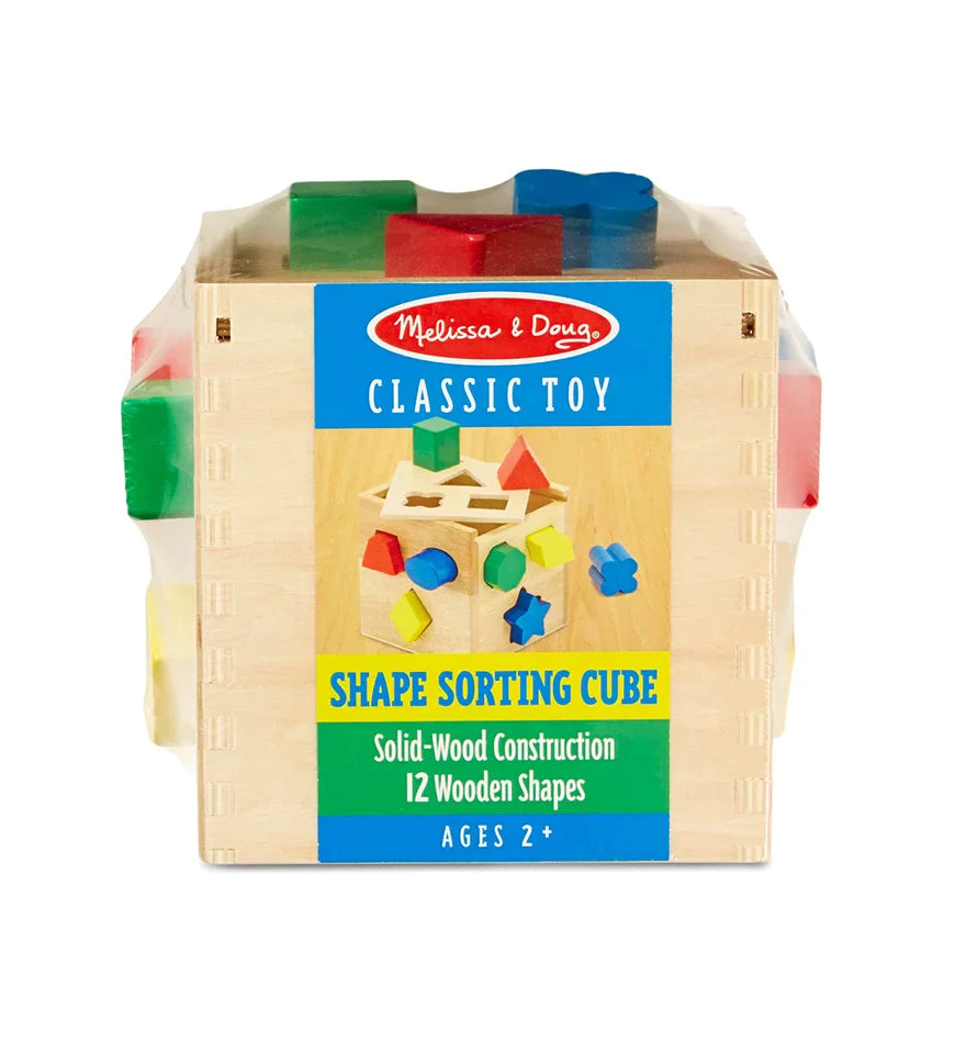 Shape sorting cube classic toy